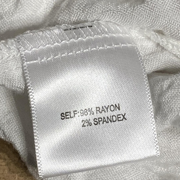 Jane and Delancy White Short Sleeve Button Down Shirt Loose Fit Women's XL EUC - Picture 6 of 6